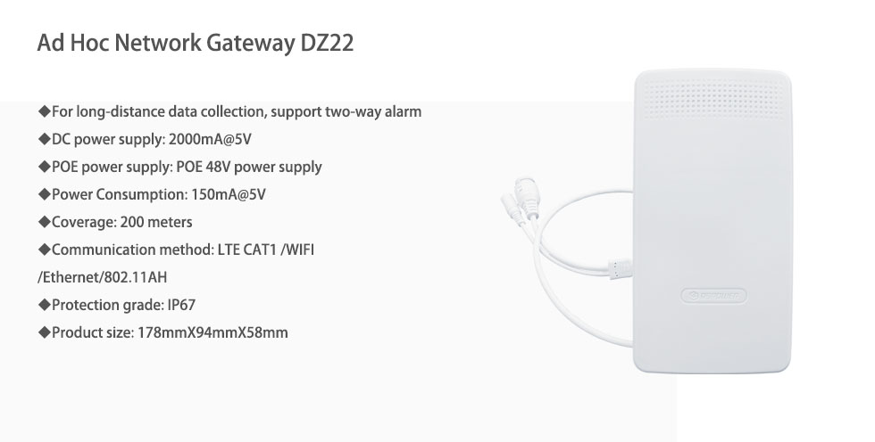 Ad hoc network gateway DZ22