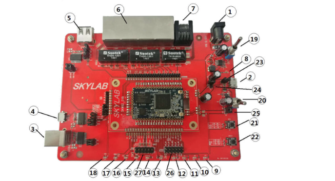 SKW92 evb development board