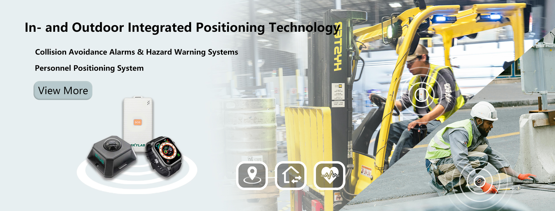 In- and Outdoor integrated Positioning
