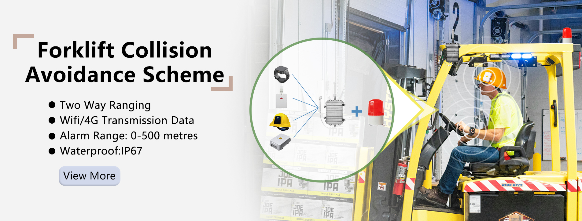 Forklift Collision Avoidance Scheme