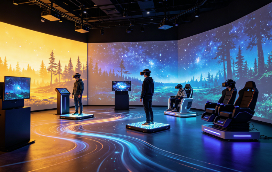 UWB Positioning Solution for Immersive Experience Halls