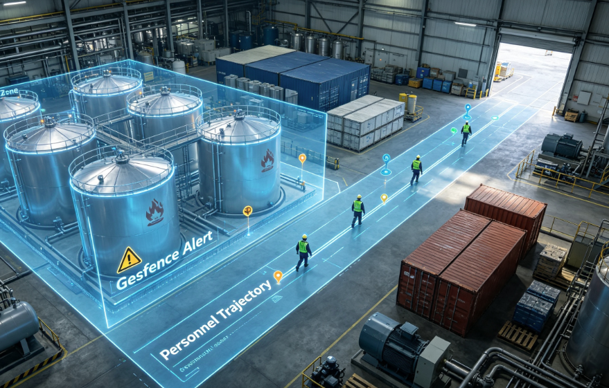 Indoor Personnel Positioning Solution for Chemical Plants