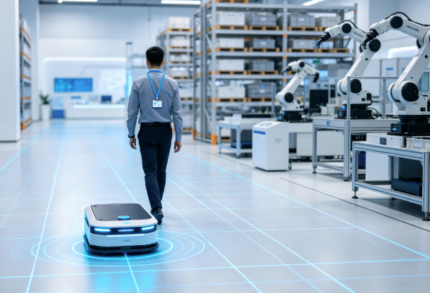 AGV UWB Following Solution | Centimeter-Level Industrial AGV Tracking